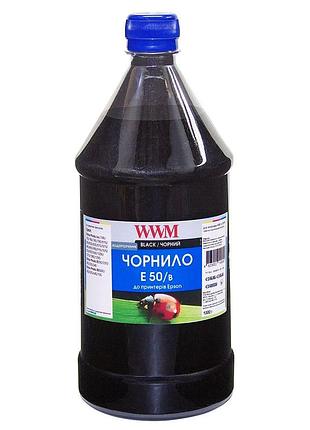 Чернила wwm для epson stylus photo r200/r340/rx620 1000г black водорастворимые (e50/b-4)