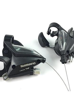 Моноблоки shimano st-ef500 altus/acera 3x8 скоростей