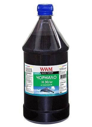 Чернила wwm для hp no21/121/122 1000г black пигментные (h30/bp-4)