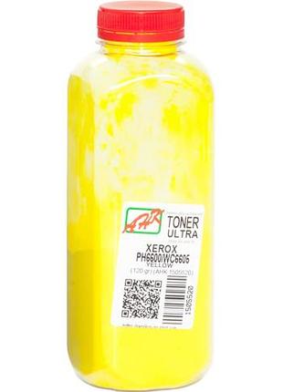 Тонер анк для xerox phaser 6600/wc6605 бутль 120г yellow (1505520)