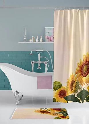 Штора для ванной sunflower tropichome 180x200 cм