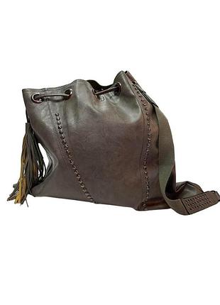 (171 920) сумка pierre cardin 3522*60 женск. серый б/р