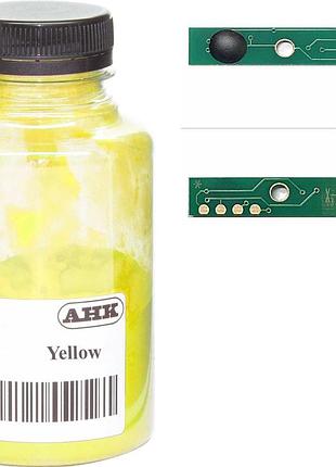 Тонер + чип анк для xerox phaser 6600 бутль 120г yellow (3202903)