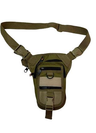 (187 758) сумка brand-x 07-3000*91 кобура unisex хаки б/р