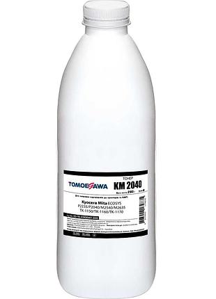 Тонер tomoegawa для kyocera ecosys p2235/p2040/m2540/m2635, tk-1150/tk-1160/tk-1170 бутль 260г black (ed-15-km2040-260)