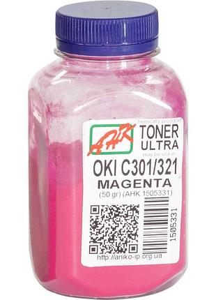 Тонер анк для oki c301/321 бюль 50г magenta (1505331)