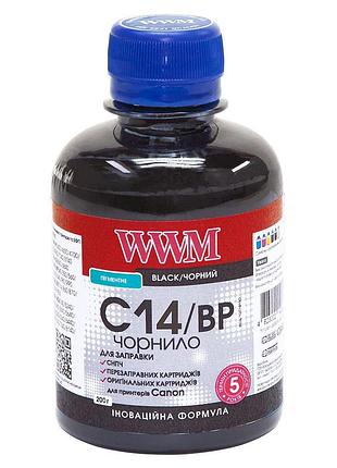 Чорнило wwm для canon pgi-450/pgi-470 200г black пігментне (c14/bp)