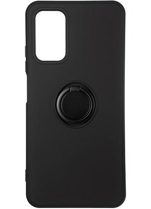 Чохол fiji holder ring для xiaomi redmi note 10 pro бампер накладка з підставкою black