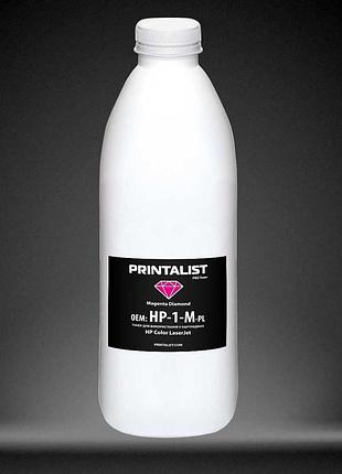 Тонер printalist для hp clj универсальный бутль 1000г magenta (hp-1-m-pl)