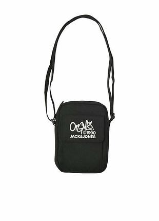 (194 022) сумка jack & jones 12267113*10 unisex черный б/р