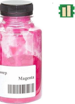 Тонер + чип анк для kyocera ecosys pa3500/ma3500, tk-5370 бутыль 140г 5000 страниц magenta (50000479)