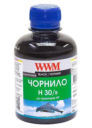 Чорнило wwm для hp №21/121/122 200г black водорозчинне (h30/b)