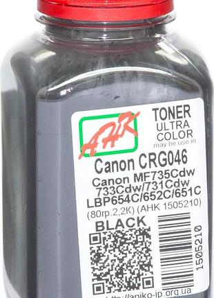 Тонер анк для canon lbp-650/mf-730 бутль 80г black (1505210)