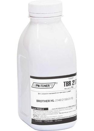Тонер ipm для brother hl-2140/2150/2170 бутль 70г black (tb102-2)