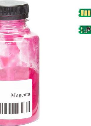 Тонер + чип анк для kyocera mita ecosys m6030/m6130/m6230/m6530 бюль 120г 5000 страниц magenta (3203477)