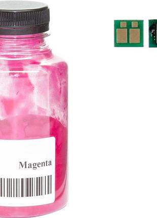 Тонер + чип анк для mf641/643/645, lbp-621/623 бутль 35г 1200 ст. magenta (3203611)
