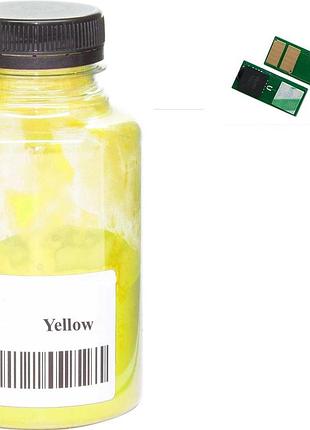 Тонер + чип анк для canon lbp-650/mf-730 бутль 70г 2300 ст. yellow (3203709)