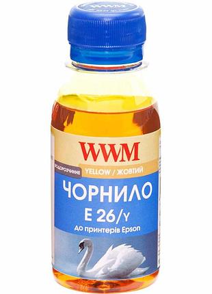 Чорнило wwm для epson expression premium xp-600/xp-605/xp-700 100г yellow водорозчинне (e26/y-2)