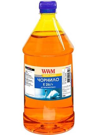 Чорнило wwm для epson expression premium xp-600/xp-605/xp-700 1000г yellow водорозчинне (e26/y-4)