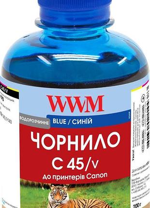 Чернила wwm для canon cli-481pb 200г blue водорастворимые (c45/v)