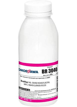 Тонер tomoegawa для brother hl-3040/4040/l8250, mfc-9840/l8900/9320 бутль 35г magenta (cbr11v2-m-35)