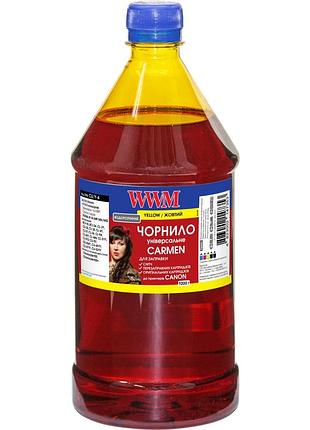 Чернила wwm carmen для canon 1000г yellow водорастворимые (cu/y-4)