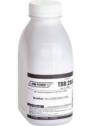 Тонер ipm для brother hl-l2300/2500/2700 бутль 40г black (tdb34-40)
