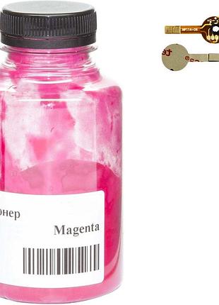 Тонер+девелопер+чип анк для canon ir c1225if/1225 бутль 210г magenta (3203842)