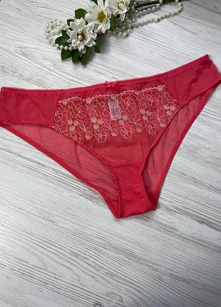Изысканные трусики сеточка декорирована вышивкой от британского бренда marks &amp; spencer размер 20