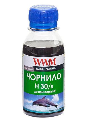 Чернила wwm для hp no21/121/122 100г black водорастворимые (h30/b-2)