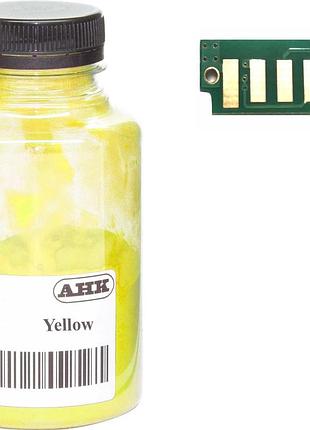Тонер + чип анк для xerox phaser 6500 бутль 50г yellow (3202899)