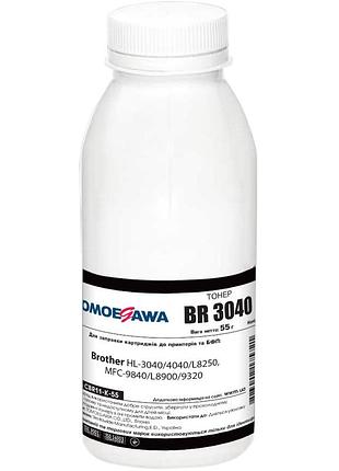 Тонер tomoegawa для brother hl-3040/4040/l8250, mfc-9840/l8900/9320 бутль 55г black (cbr11-k-55)