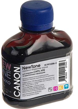 Чорнило newtone для canon imageprograf tm-200/305 100г black пігментне (nt.pfi120bk-2)