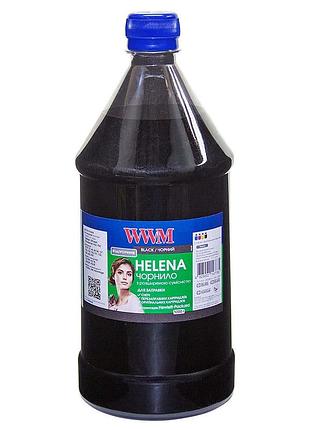 Чорнило wwm helena для hp 1000г black водорозчинне (hu/b-4)