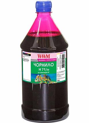 Чернила wwm для hp no711 1000г magenta водорастворимые (h71/m-4)