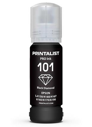 Чорнило printalist 101 для epson l4150/4160 70г black pigment пігментне (pl101bp)