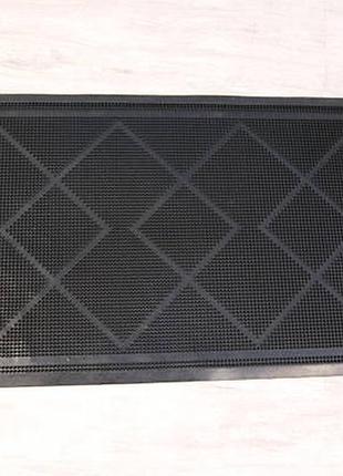 Килимок придверний гумовий ромб 60x90 см