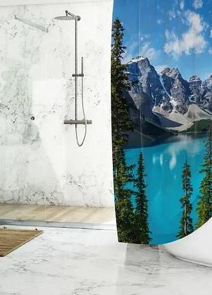 Штора для ванной rocky mountains tropichome 180x200 cм