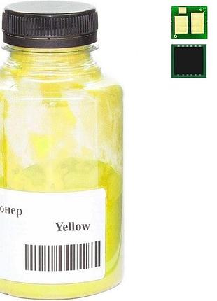 Тонер + чип анк для hp clj pro m454dn/479dw, hp 415a бутыль 60г yellow (50000266)