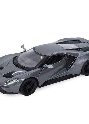 Машинка kt5391w метал інерц-я 12см сірий 1:38 тм metr
