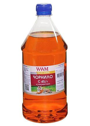 Чернила wwm для canon cl-441/cl-446/cli-451y 1000г yellow водорастворимые (c45/y-4)