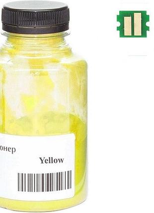 Тонер + чип анк для kyocera ecosys pa4000/ma4000, tk-5380 бюль 250г 10000 ст. yellow (50000484)