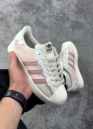 Женские кроссовки adidas superstar cappuccink / adidas superstar cappuccino pink / женские кроссовки адидас / адидас суперстар 37 38 39 40 41