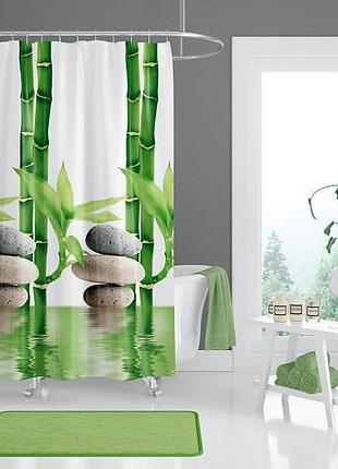 Штора для ванної кімнати тропік bamboo 180*200 см
