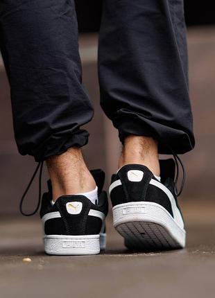 Puma suede xl black white 6