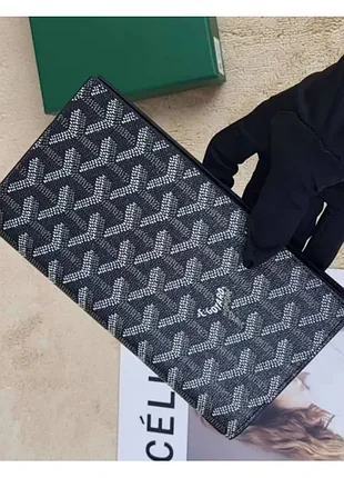 Кошелек с отделом для телефона goyard черный