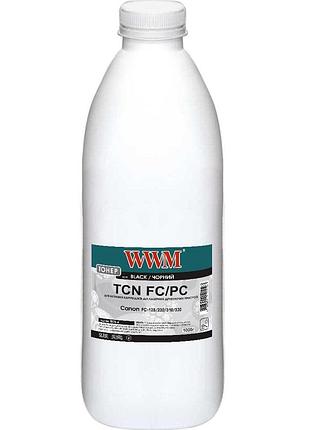 Тонер wwm для canon fc-128/230/310/330 бутыль 1000г black (tb78-4)