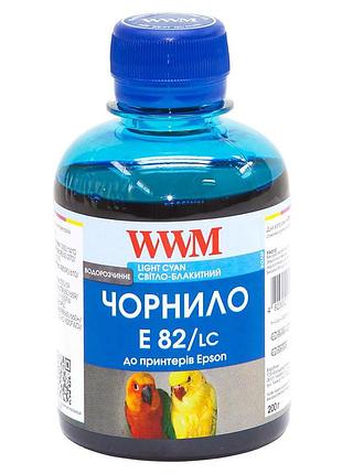 Чернила wwm для epson stylus photo t50/p50/px660 200г light cyan водорастворимые (e82/lc)