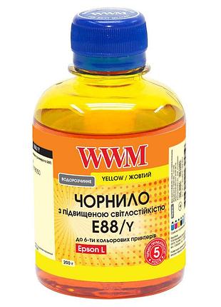 Чернила wwm для epson l8050/l18050 200г yellow водорастворимые (e88/y)