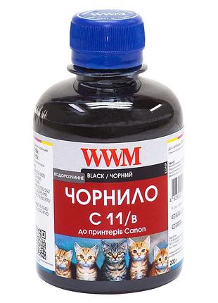 Чорнило wwm для canon cli-521b/cli-426b 200г black водорозчинне (c11/b)